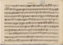 Partition viole de gambe, Concert Pour le Clavecin Avec L Accompagnement de 2 Violons, Taille, Basse & 2 Cors