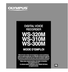 Notice Enregistreur vocal numérique Olympus  WS-310M