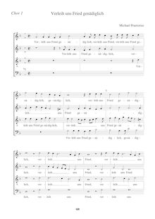 Partition chœur 1, Musae Sioniae, Praetorius, Michael par Michael Praetorius