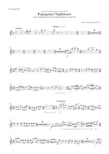 Partition trompette 1, Papagenas Nightmare, WesenAuer, Peter
