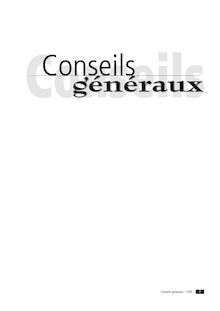 Conseils généraux – it05