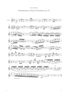 Partition complète, Introduction und Variationen, A♭ major, Krähmer, Ernst