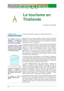 Le tourisme en Thaïlande