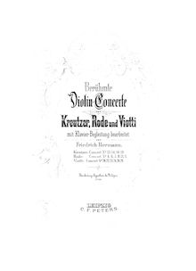 Partition de piano, violon Concerto No.22, A minor, Viotti, Giovanni Battista