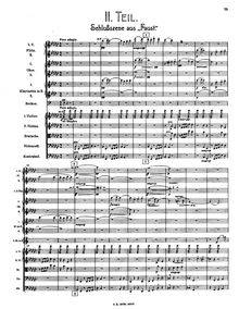 Partition Teil , Schlusszene aus Faust, Symphony No.8, “Symphony of a Thousand”