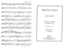 Partition parties complètes, Double quatuor No.3, Op.87, E minor