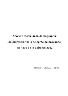 Présentation statistique de la région des Pays de la Loire