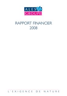 Rapport financier 2008