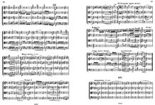 Partition , Andantino, corde quatuor No.3, Troisième quatour, E♭ major