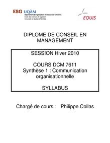syllabus cours 7611 hiver 2010