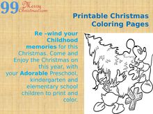 Printable Christmas Coloring Pages