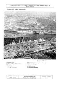Histoire Géographie 2005 Construction en canalisation travaux publics BEP - Travaux publics