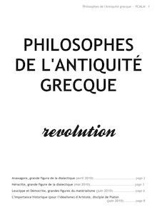 Philosophes de l Antiquité grecque - PCMLM