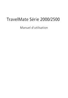 Notice Ordinateur portable Acer  TravelMate 2000
