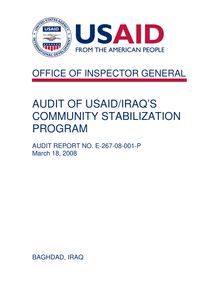 CSP Audit Report E-267-08-001-P