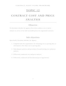 CONTRACT AUDIT GUIDE FRAMEWORK