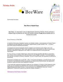 Bee ware à hôpital expo bee ware, en association avec le