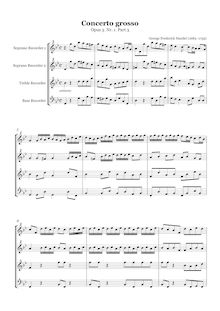 Partition complète (SSAB), Concerto Grosso en B-flat major