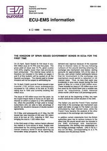 ECU-EMS information. 5 1990 Monthly