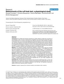 Determinants of the cuff-leak test: a physiological study