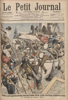 LE PETIT JOURNAL SUPPLEMENT ILLUSTRE  N° 822 du 19 août 1906