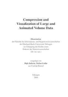Compression and visualization of large and animated volume data [Elektronische Ressource] / vorgelegt von Stefan Guthe