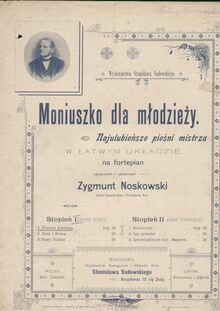 Partition complète, Piosnka żołnierza, Soldier s Song, F major, Moniuszko, Stanisław