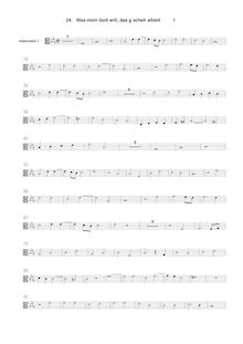 Partition Instrument 1 , partie [C3 clef], Geistliche Chor-Music, Op.11