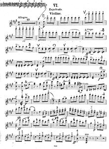 Partition de violon, Spanish Dances, Op.23, Sarasate, Pablo de