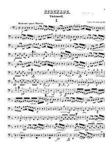 Partition violoncelle, Serenade pour vent Instruments, Serenáda pro dechové nástroje