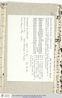 Partition complète, Ouverture en G minor, GWV 471, G minor, Graupner, Christoph