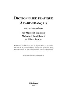 DICTIONNAIRE PRATIQUE ARABE-FRANÇAIS