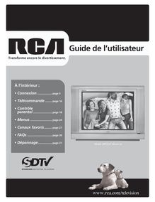 Notice Télévision RCA  13V424T