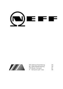 Notice Plaque NEFF  T43D20N0/01