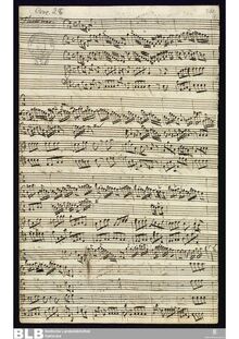 Partition complète, flûte Concerto en D major, A major, Molter, Johann Melchior
