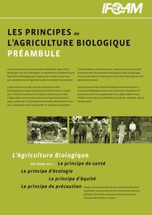 Principes de l agriculture biologique - LES PRINCIPES de L ...