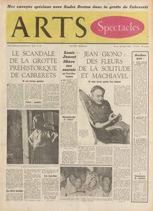ARTS N° 373 du 22 août 1952
