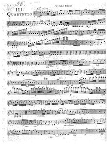 Partition parties complètes, 6 corde quatuors, G.201-206 (Op.32)