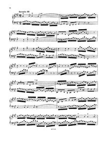 Partition No.12 en A major, BWV 783, 15 Inventions, Bach, Johann Sebastian