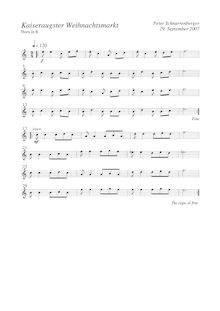 Partition cor (B♭ alto), Kaiseraugster Weihnachtsmarkt, C major