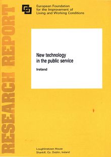 New technology in the public service