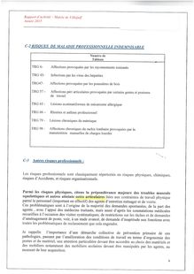 Rapport de la médecine du travail - Mairie de Villejuif 2015