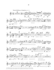 Partition , Marcia Bellicoso e Strepitoso - flûte , partie, flûte Sonata