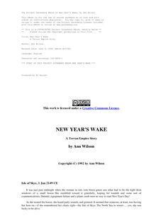 New Year s Wake - A Terran Empire story