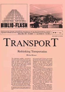 BIBLIO-FLASH N°25 1989. Transport