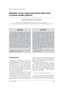 Detection of the urban heat-Island effect from a surface mobile platform