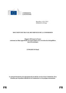 1 Semestre 2015 FR - Rapport Commission