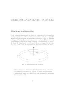 METHODES ANALYTIQUES EXERCICES