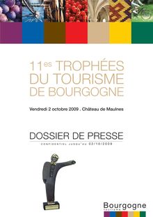 Dossier de Presse Trophées du Tourisme 2009 - DU TOURISME