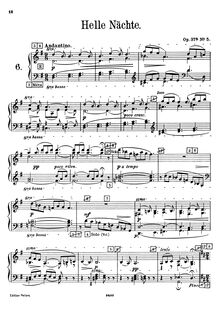 Partition complète, pour Seasons, Времена года, Tchaikovsky, Pyotr par Pyotr Tchaikovsky